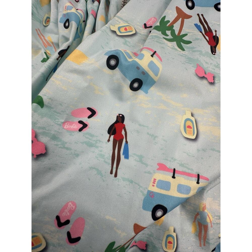 Unique Vintage Barbie Vacation Adventure Beach Print Women’s Skirt Size 1X/16 - Picture 11 of 12